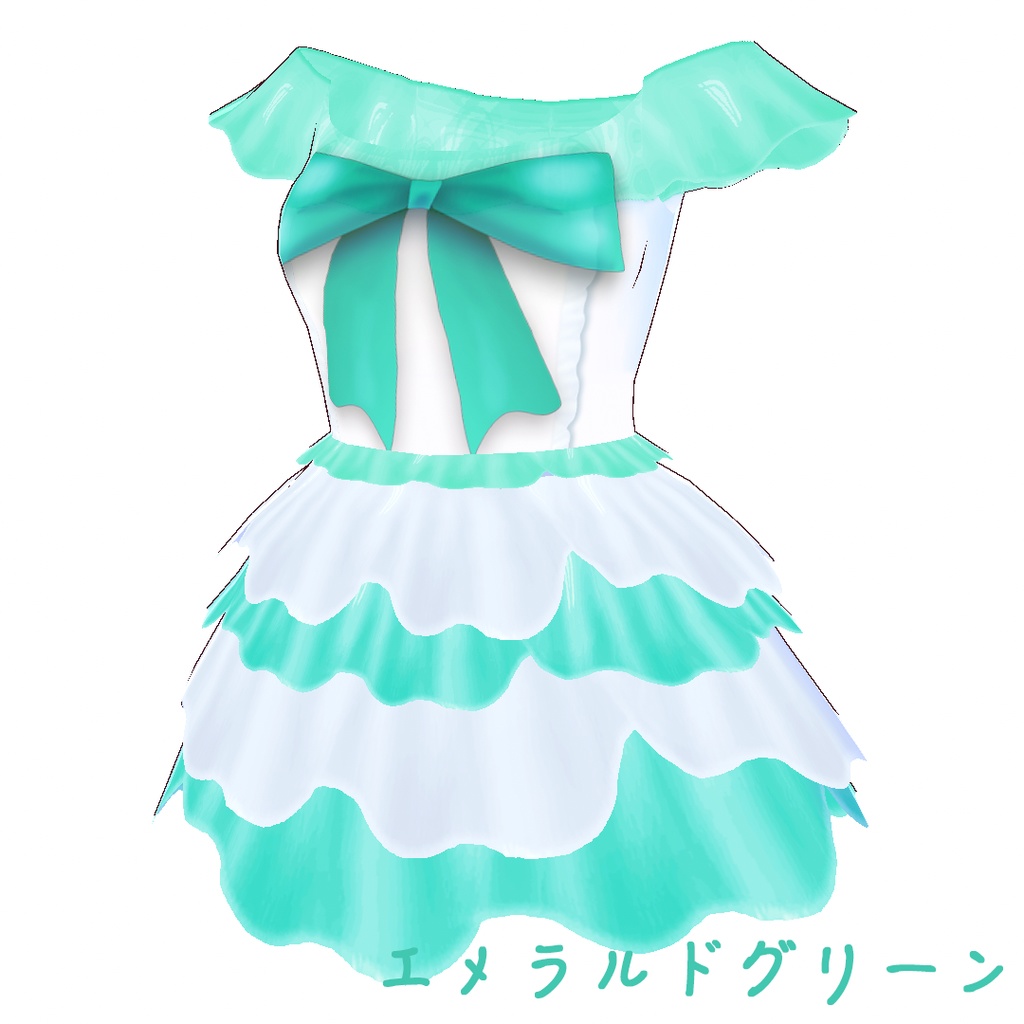 【VRoid 正式版】全10色 魔法少女衣装兼アイドル衣装 衣装テクスチャ