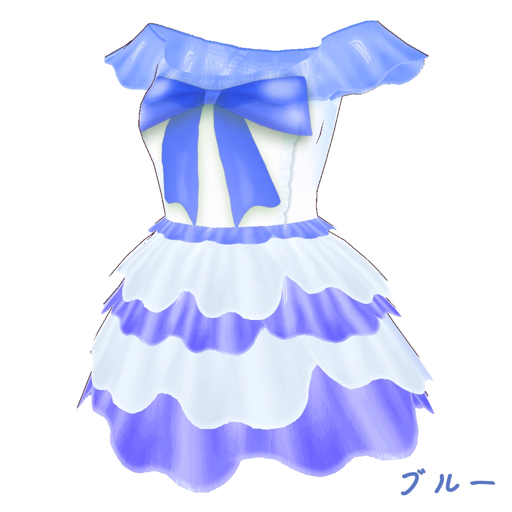 【VRoid 正式版】全10色 魔法少女衣装兼アイドル衣装 衣装テクスチャ