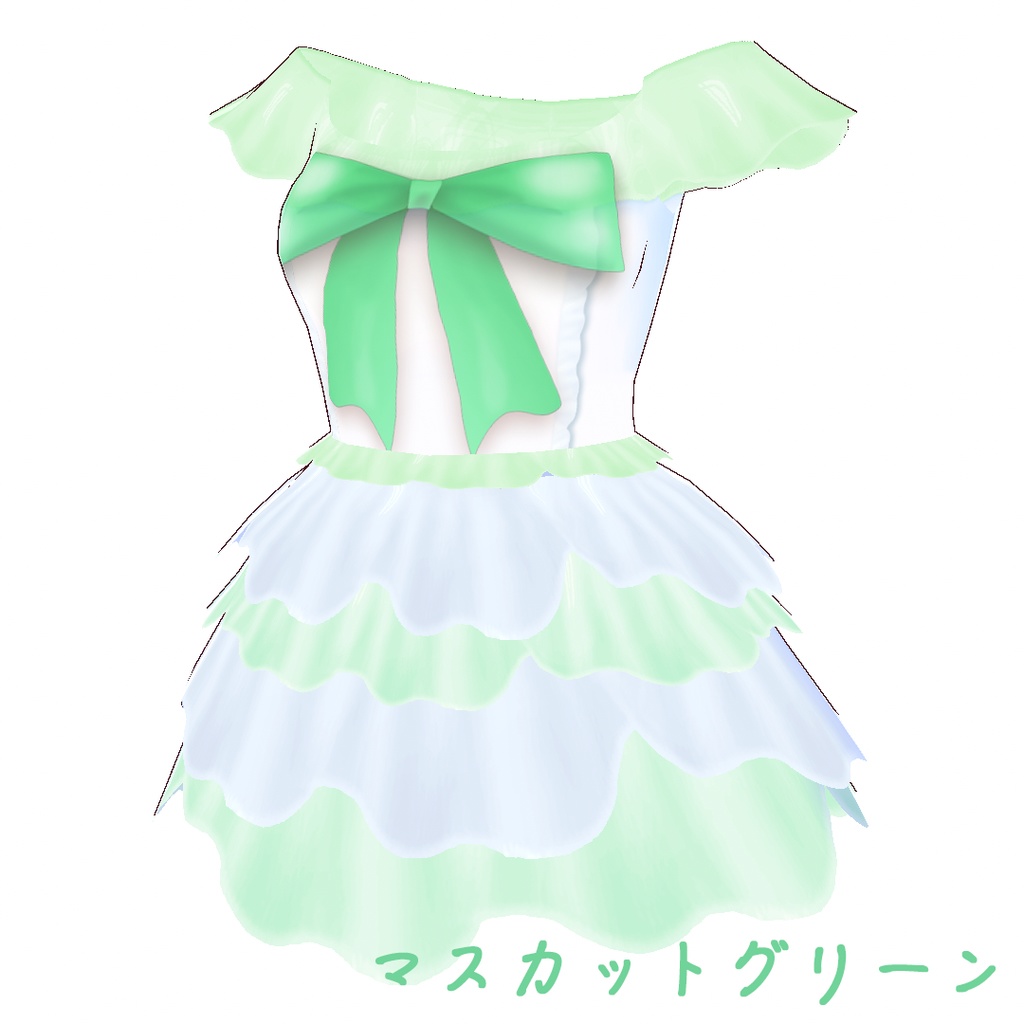 【VRoid 正式版】全10色 魔法少女衣装兼アイドル衣装 衣装テクスチャ