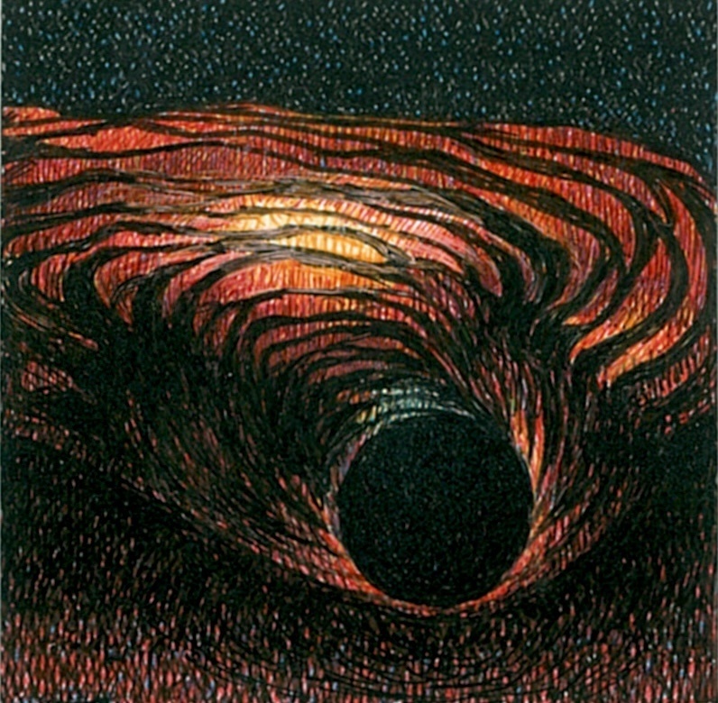 ミニペン画「九原」