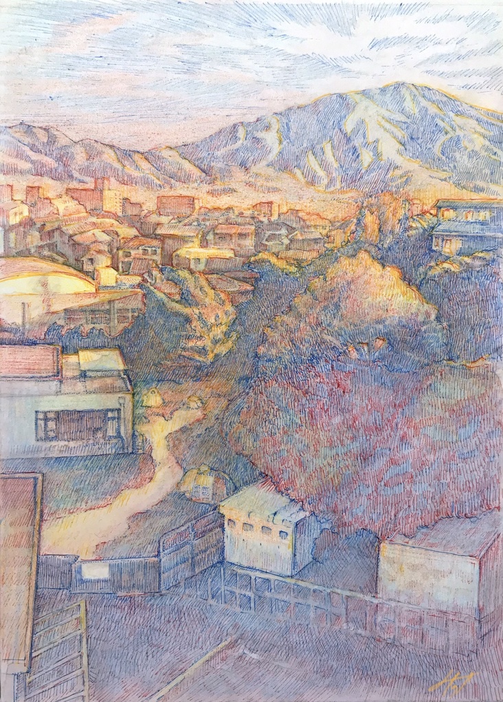 原画「陽光の香り立つ」