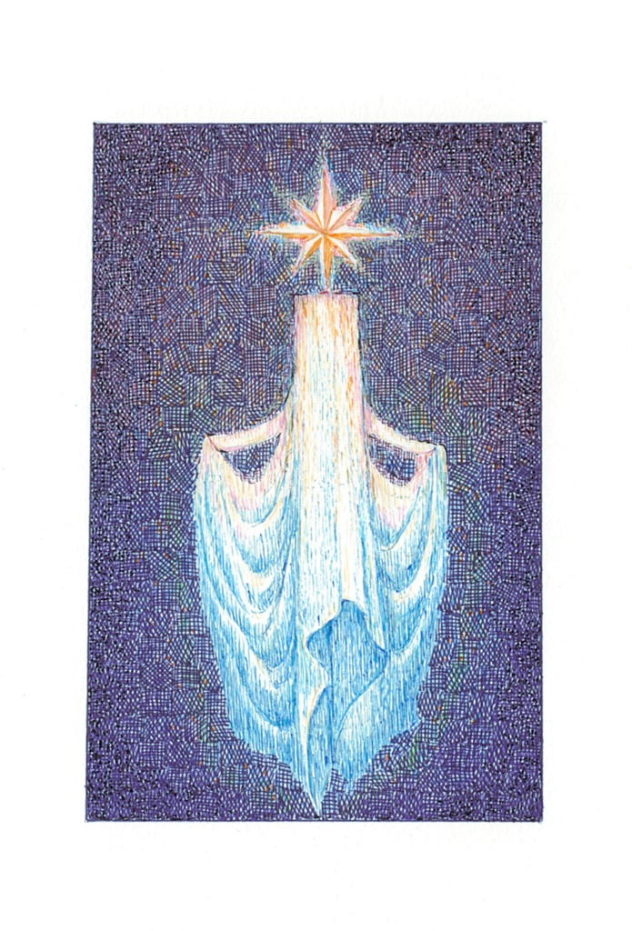 「燐」ポストカード原画額装有り