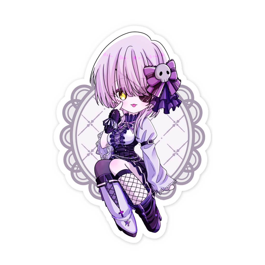 スカルちゃん ステッカー