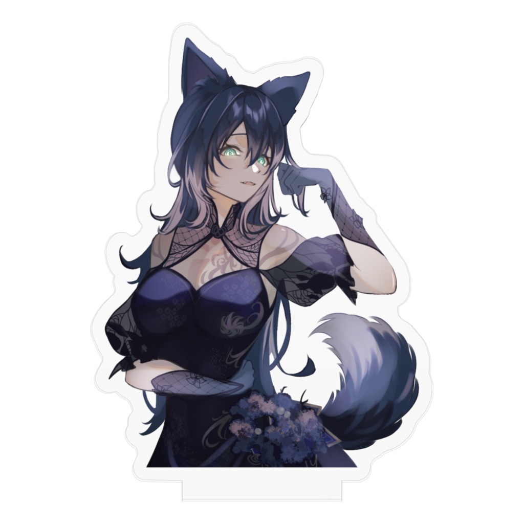 月夜の狼スタンド