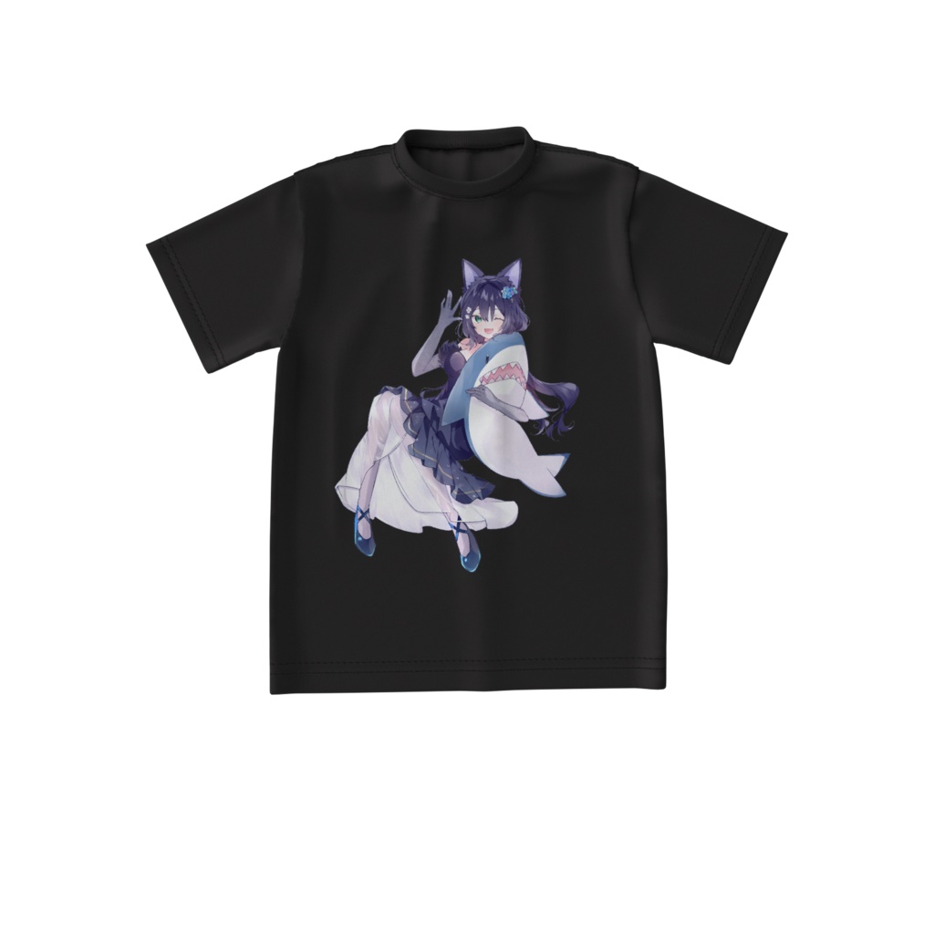 ビッグシルエットTサメさんと記念撮影