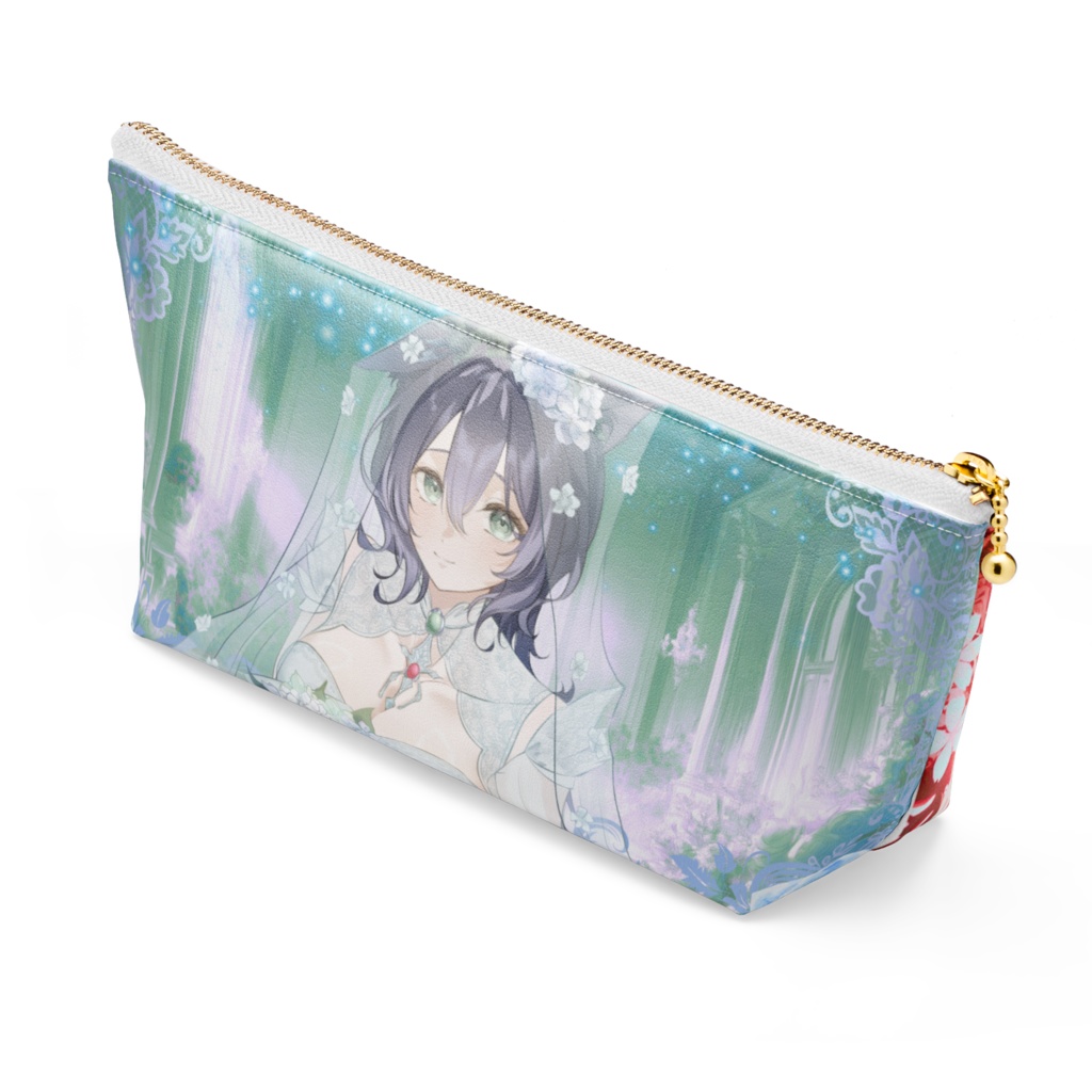 花嫁＆月夜の狼ポーチ