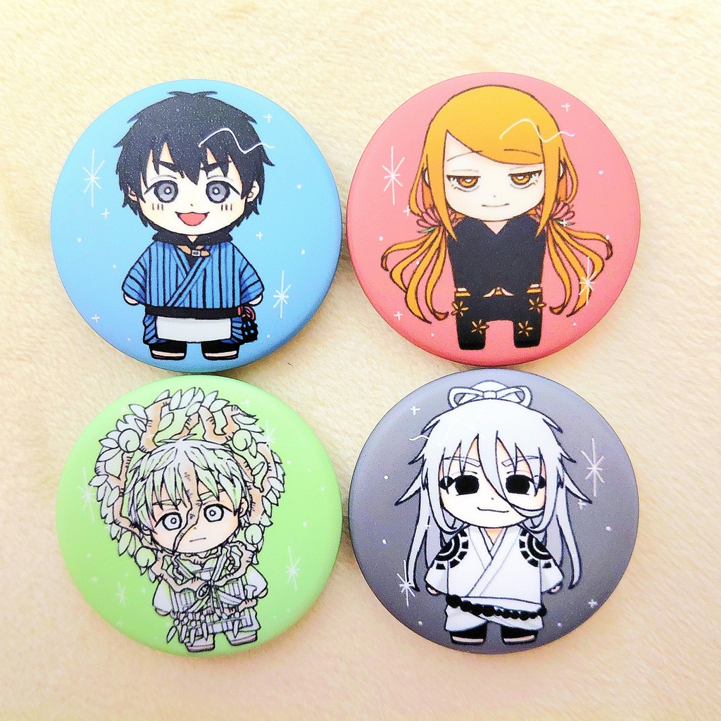 出禁のモグラ 缶バッジセット