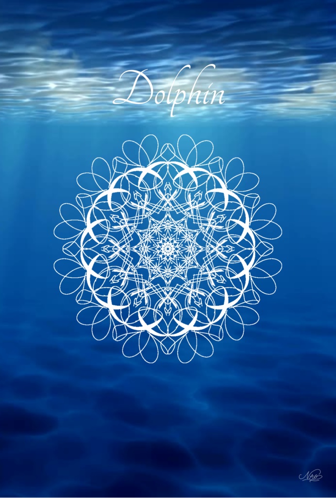 《Dolphin −ドルフィン−》｜曼荼羅ポストカード