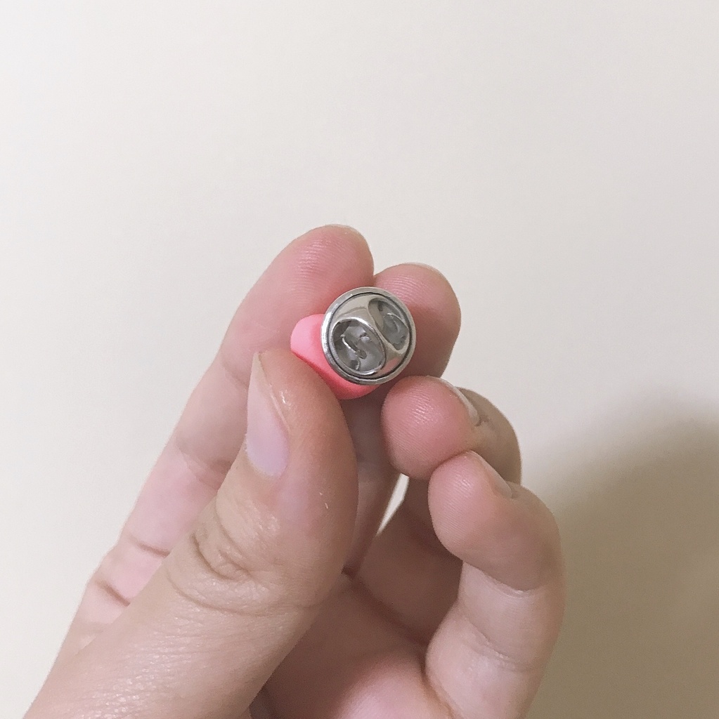 ハートちゃん ブローチ・ピンバッジ【侵食】