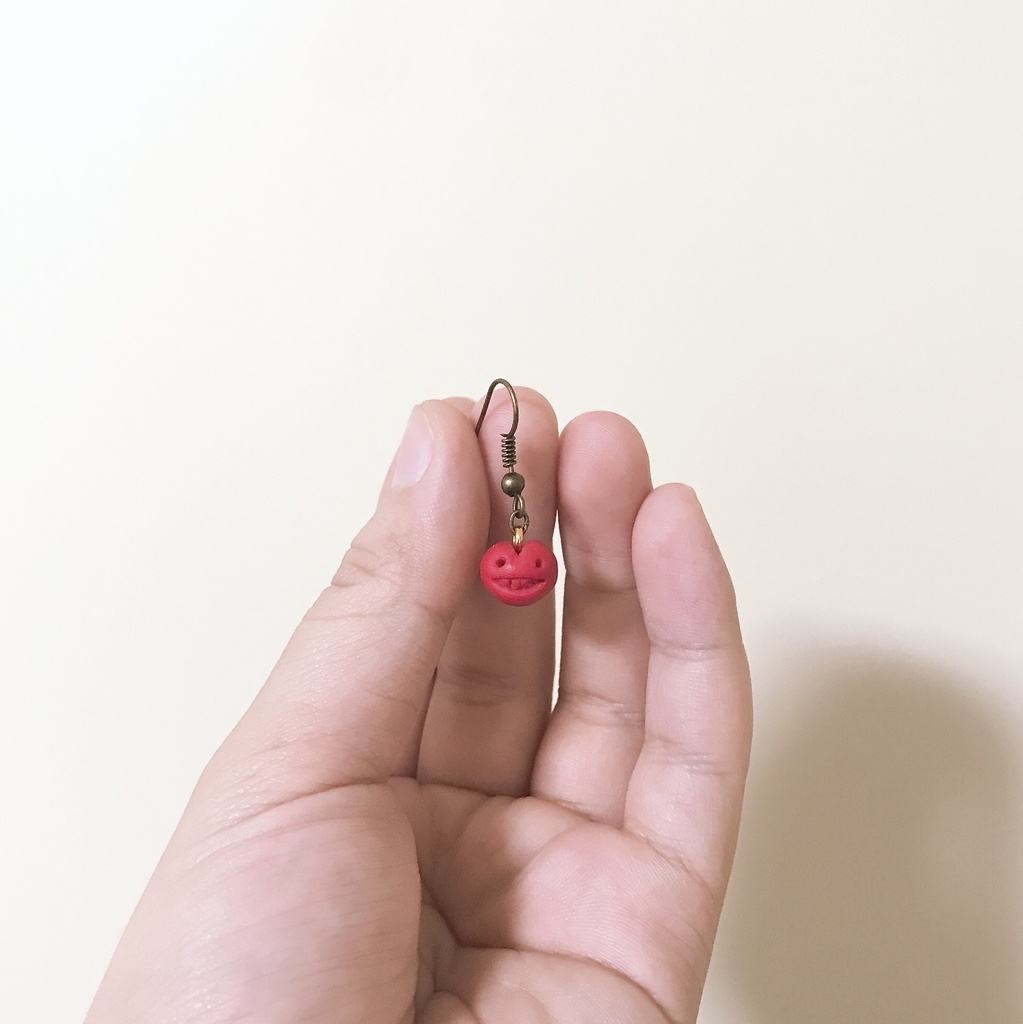 ハートちゃん イヤリング・ピアス【食言】