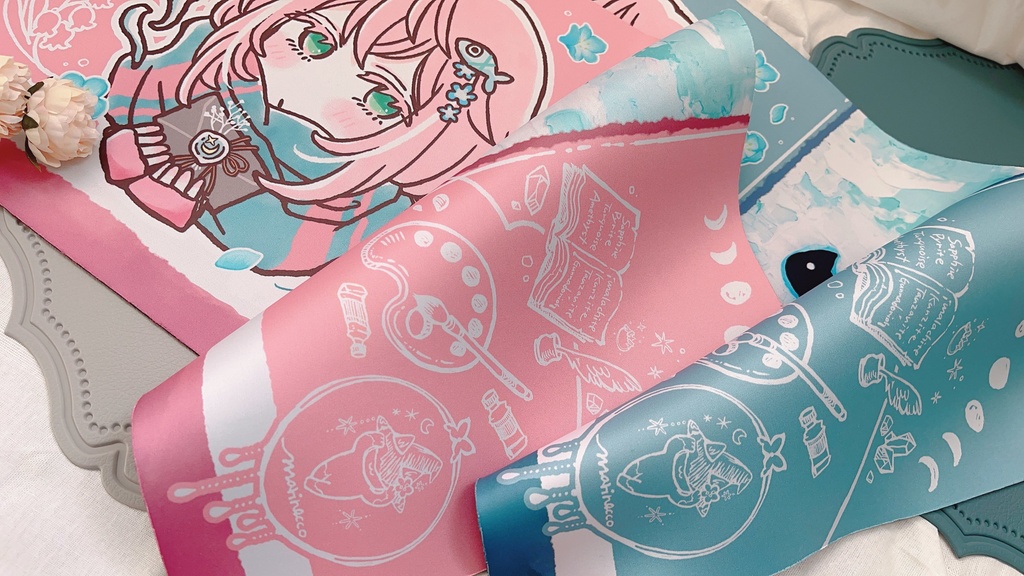 【ピンク】maricocoさんオリジナルマウスパッド pink