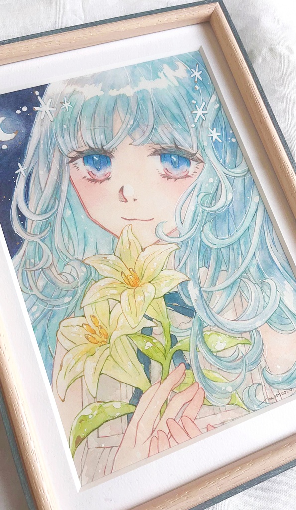 Lily【アナログ原画・額付き】