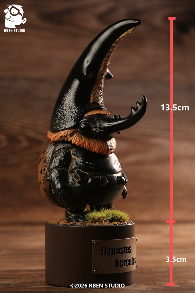 ヘラクレスオオカブト|塗装済み完成品|現在予約受付中、6月中旬発送予定です。
