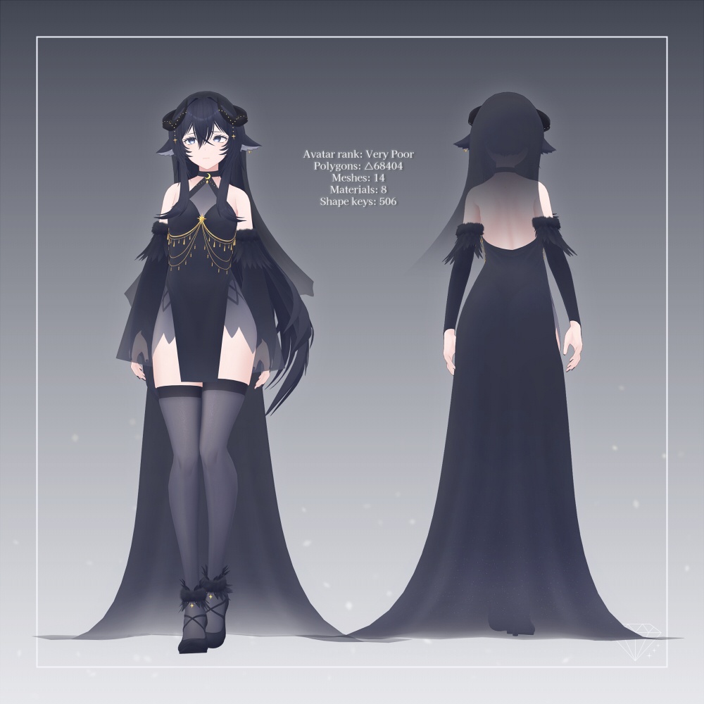 ✨SALE✨【オリジナル3Dモデル】メア -Mea-