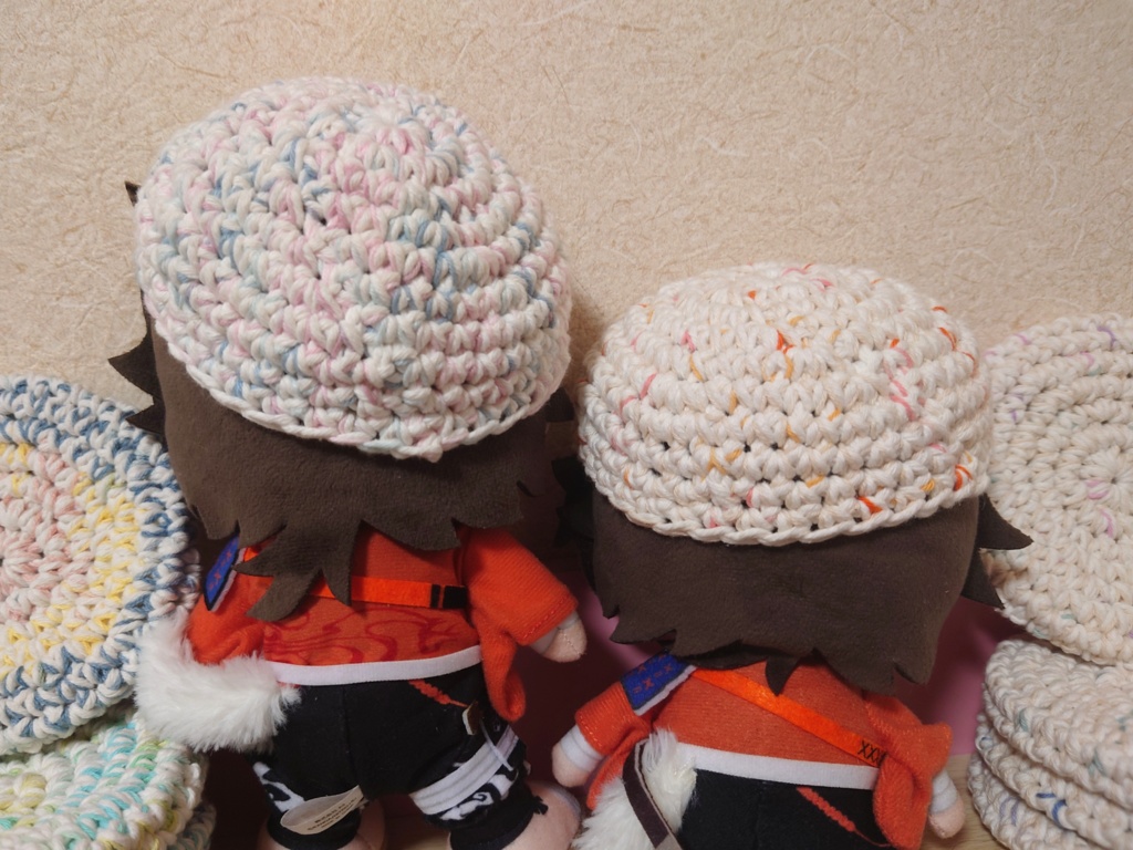 わんぱくサイズのカラフルベレー帽