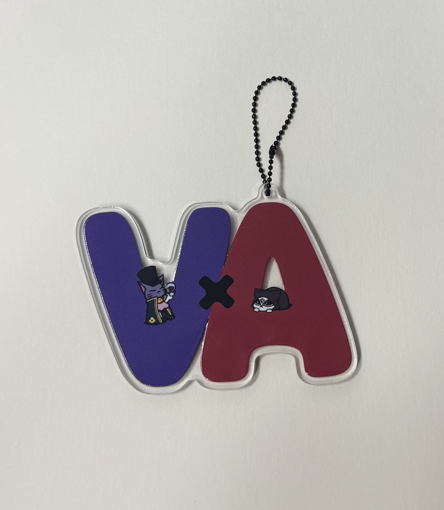 バロアソ(にゃんじ・にゃめん)アクリルキーホルダーホルダー