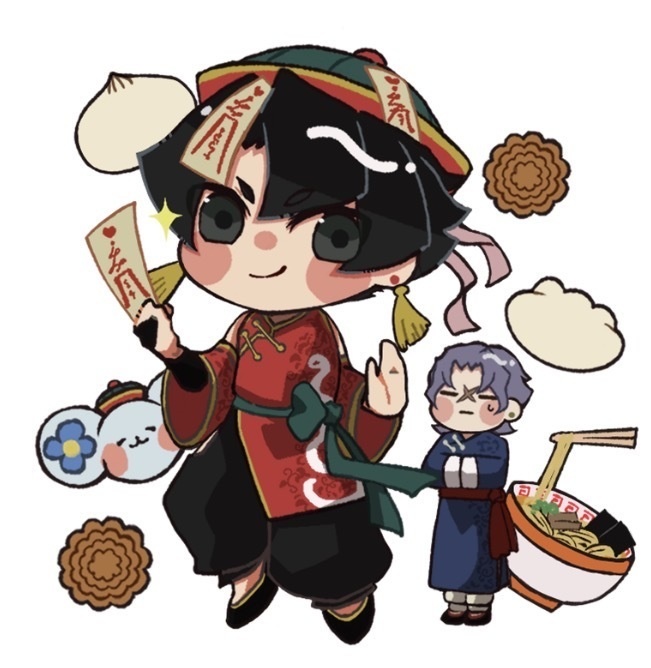 亜双義（チャイナ服）アクリルキーホルダー