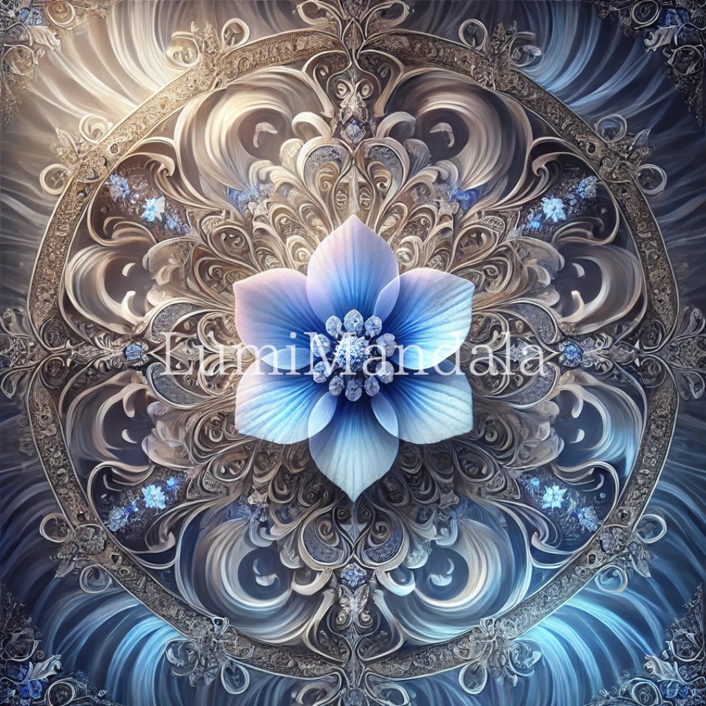 永遠の祈り - 忘れな草の曼荼羅