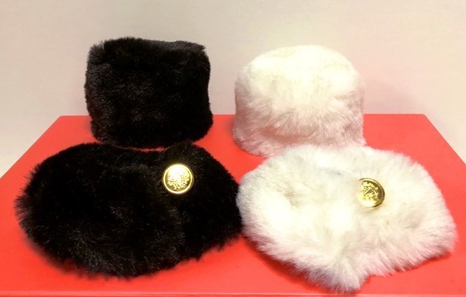 【送料込】ロシア帽子とふわふわコートのセット