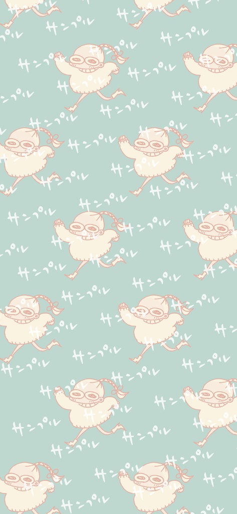 【壁紙】走るめめちゃん
