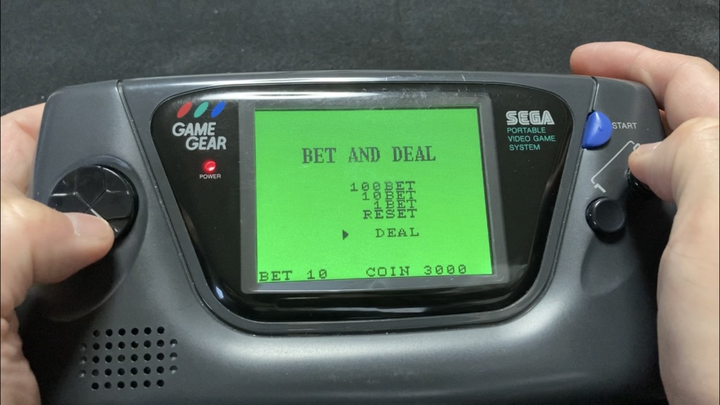 冴子先生のお色気ブラックジャックGG(ゲームギア)