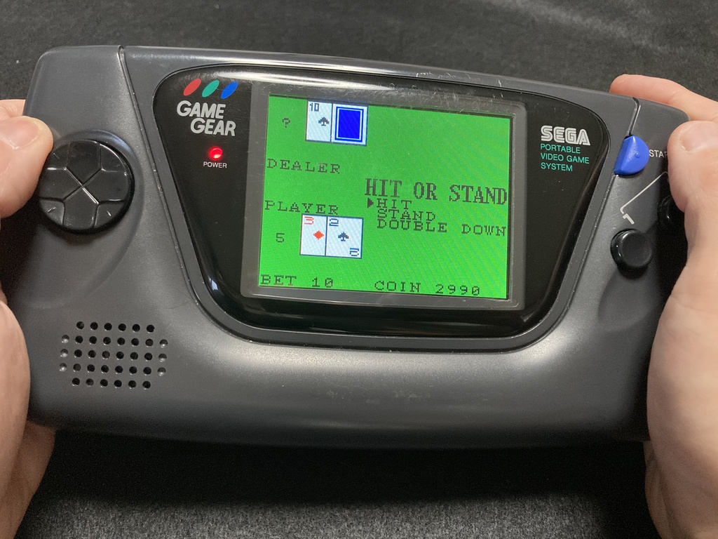 冴子先生のお色気ブラックジャックGG(ゲームギア)