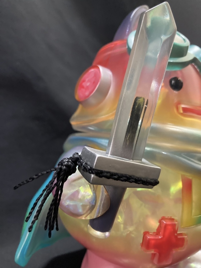 1点もの!ハビットくんソフビ【カーミーズトイコラボ、スケルトン塗装Ver】