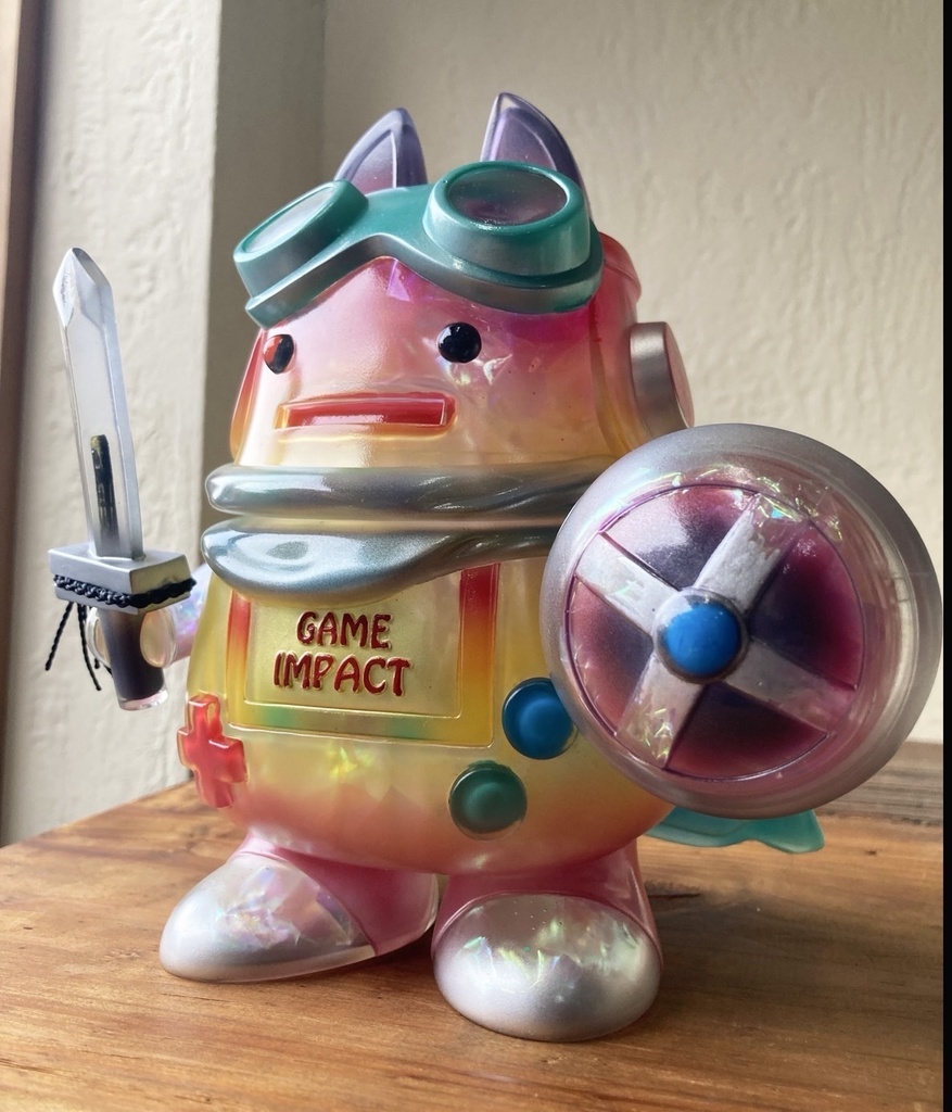 1点もの!ハビットくんソフビ【カーミーズトイコラボ、スケルトン塗装Ver】