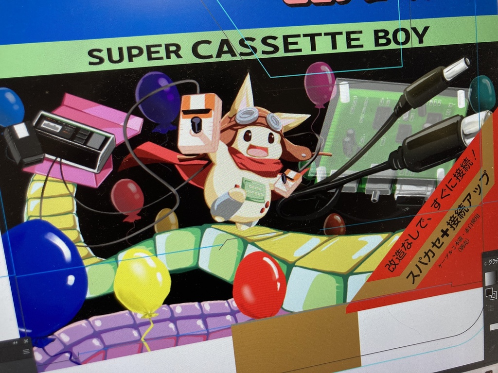 スパカセ本体をビデオ出力にする機器【スーパーカセットボーイ】