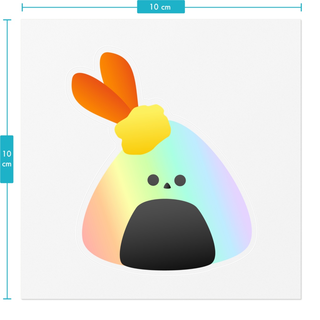 「えび天むすくん」ゲーミングver.ステッカー