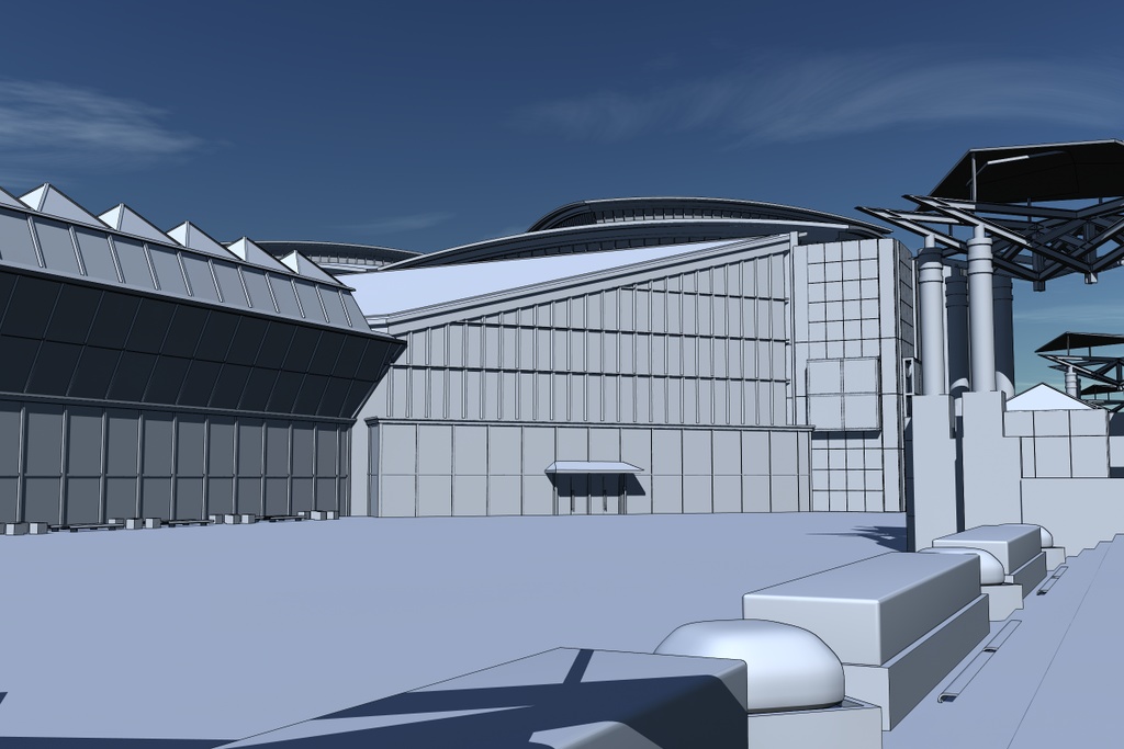 ビッグサイト(CLIP STUDIO用背景素材)それ以外にも