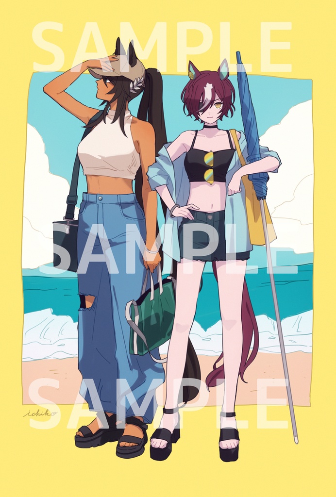 ポストカード 夏のクリ＆ギム