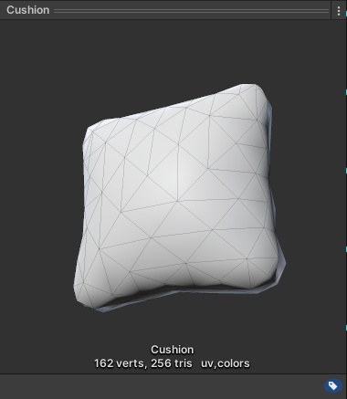 【ちょっぴり固目の】256クッション【3Dアクセ】