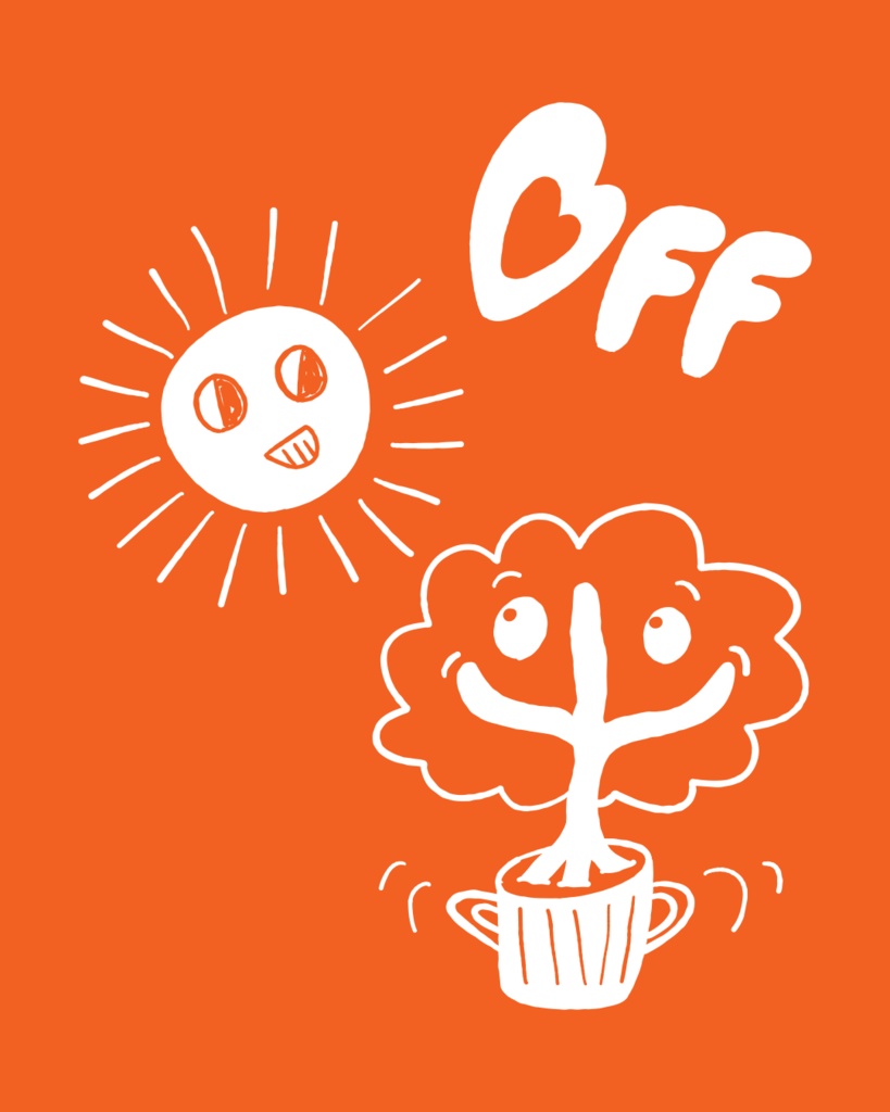 BFF イラスト素材 - 太陽と木 / Juli’s sketchbook