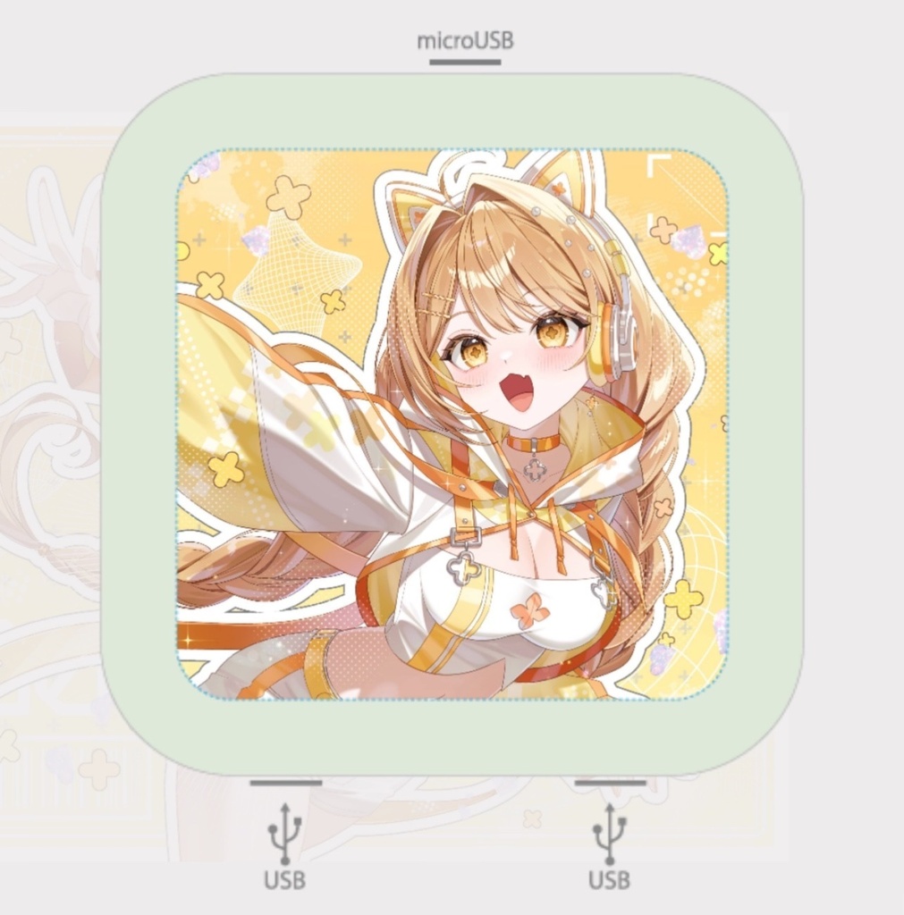 ワイヤレス充電器スクエア型