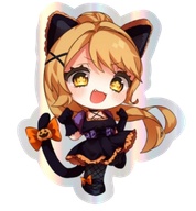 ハロウィンステッカーb