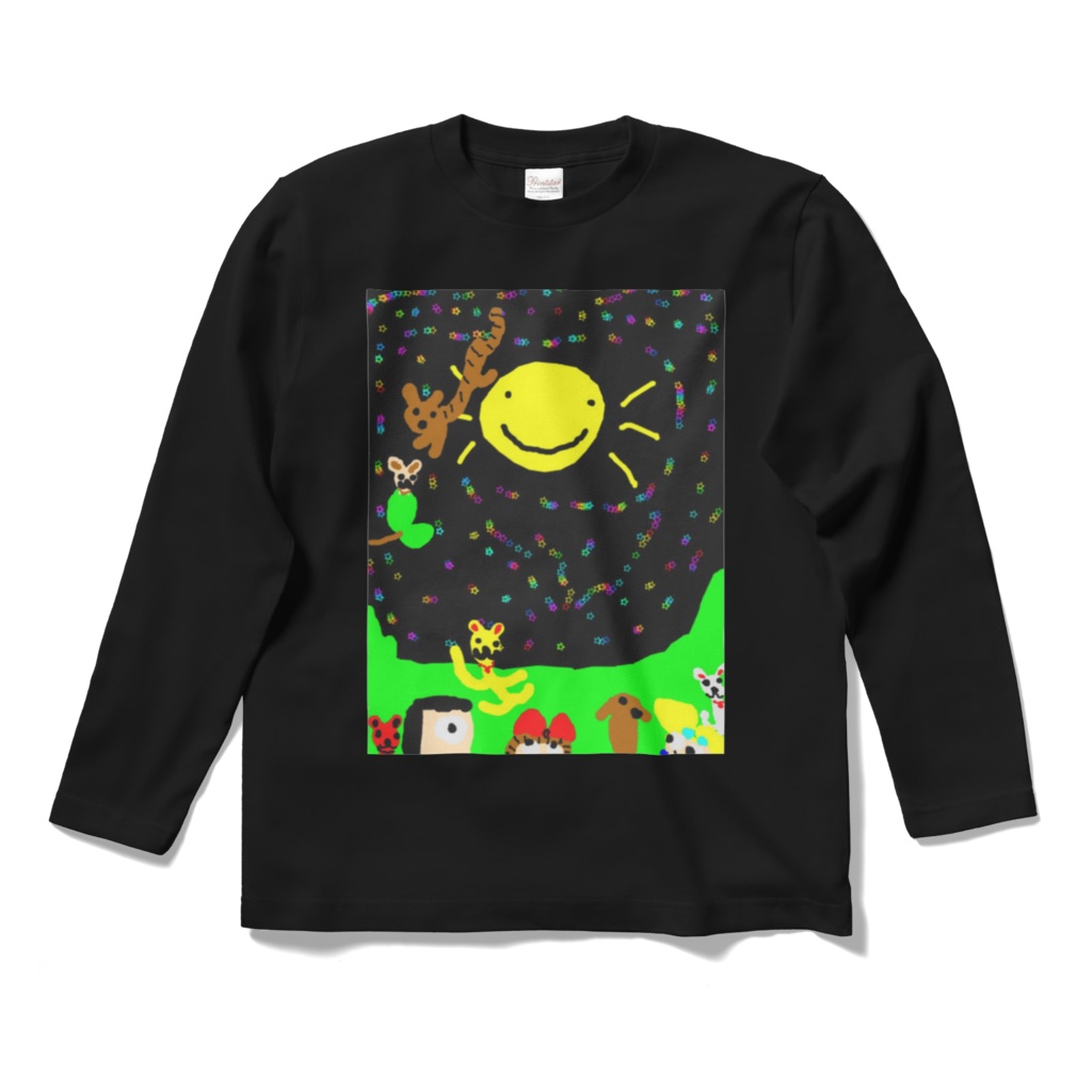 どーぶつ夜空長袖Tシャツ