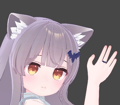 【VRChat】こうもりの指輪とヘアピン【無料】
