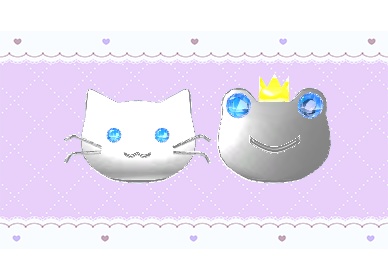 【VRChat】猫とかえるのヘアピン【Modular Avatar】