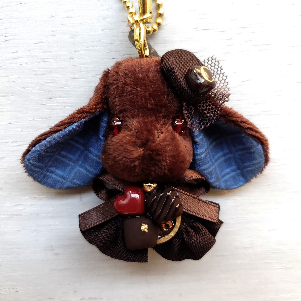 チョコちまちま ドレスver 07 青チョコ Box付 アコネスのおもちゃ箱 Boothショップ Booth