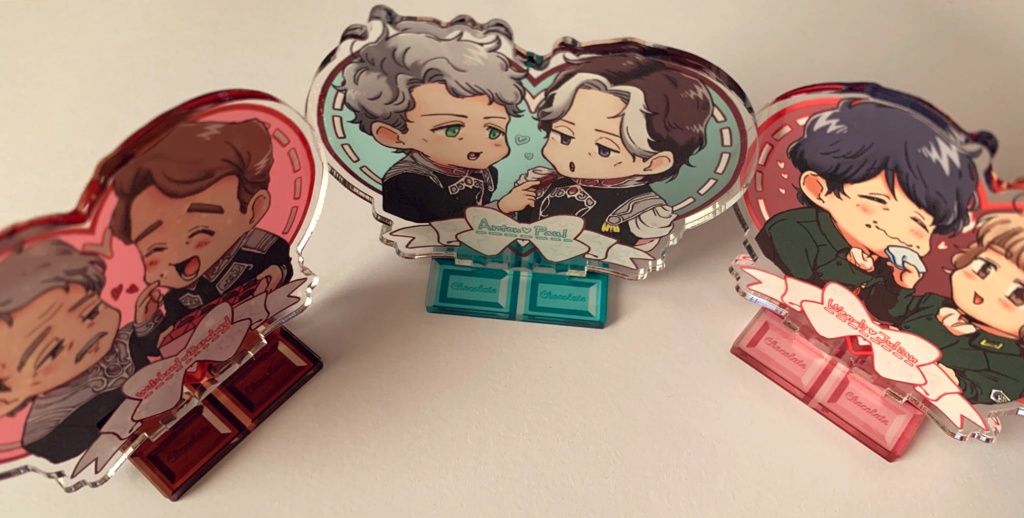 バレンタイン推しカプアクスタ