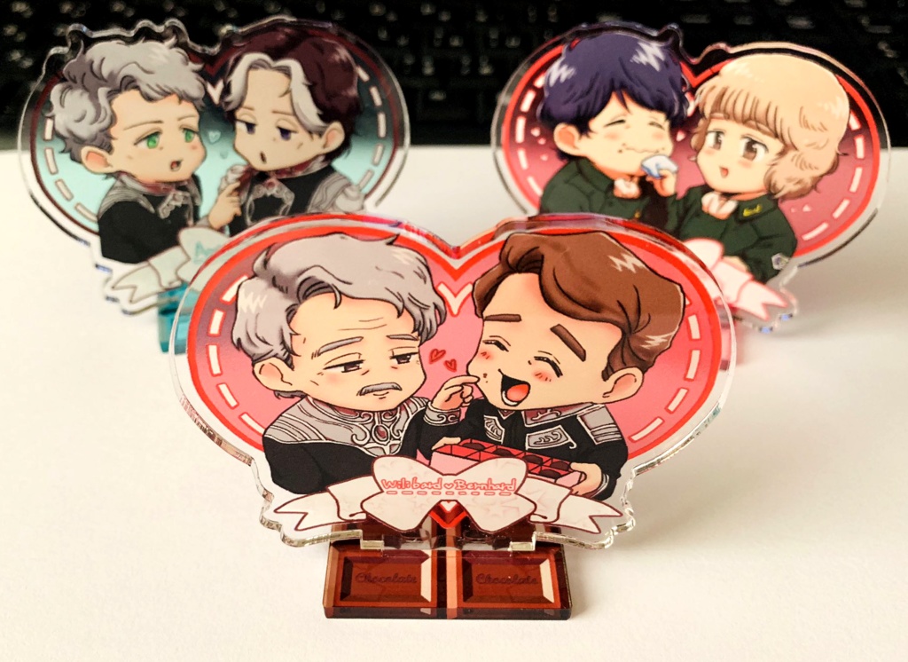 バレンタイン推しカプアクスタ