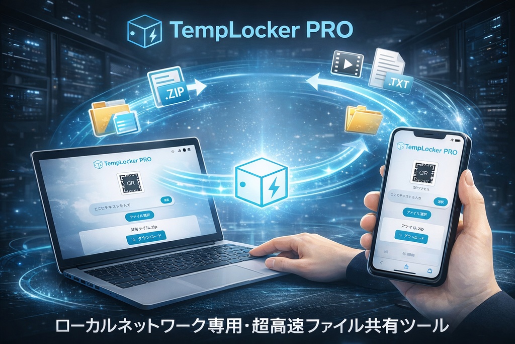 TempLocker PRO｜PC⇄スマホ間で簡単ファイル送信