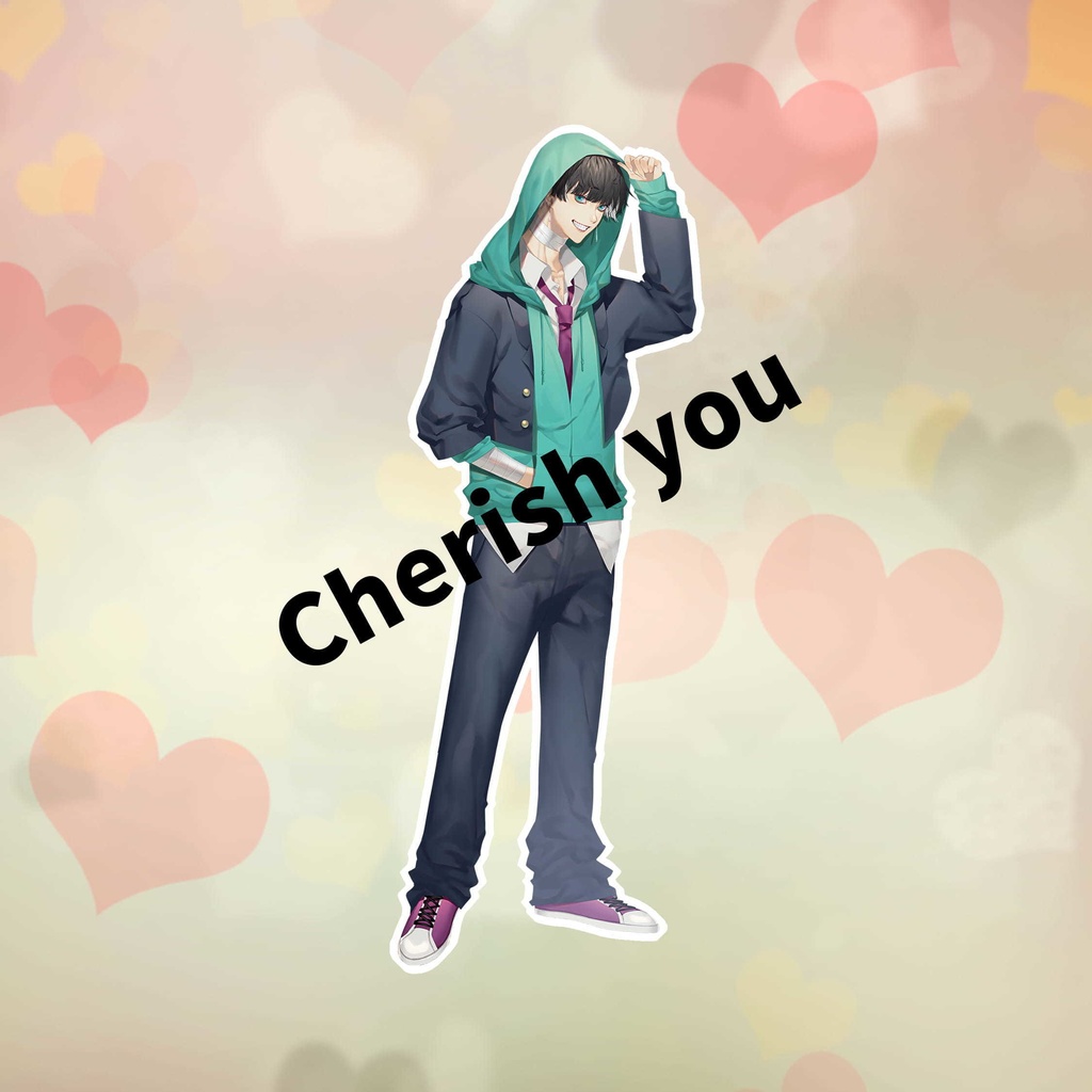 【トミノ】Cherish you アクリルキーホルダー