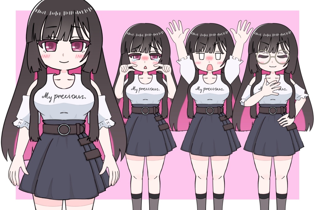 【二次創作】ミセバヤ立ち絵素材