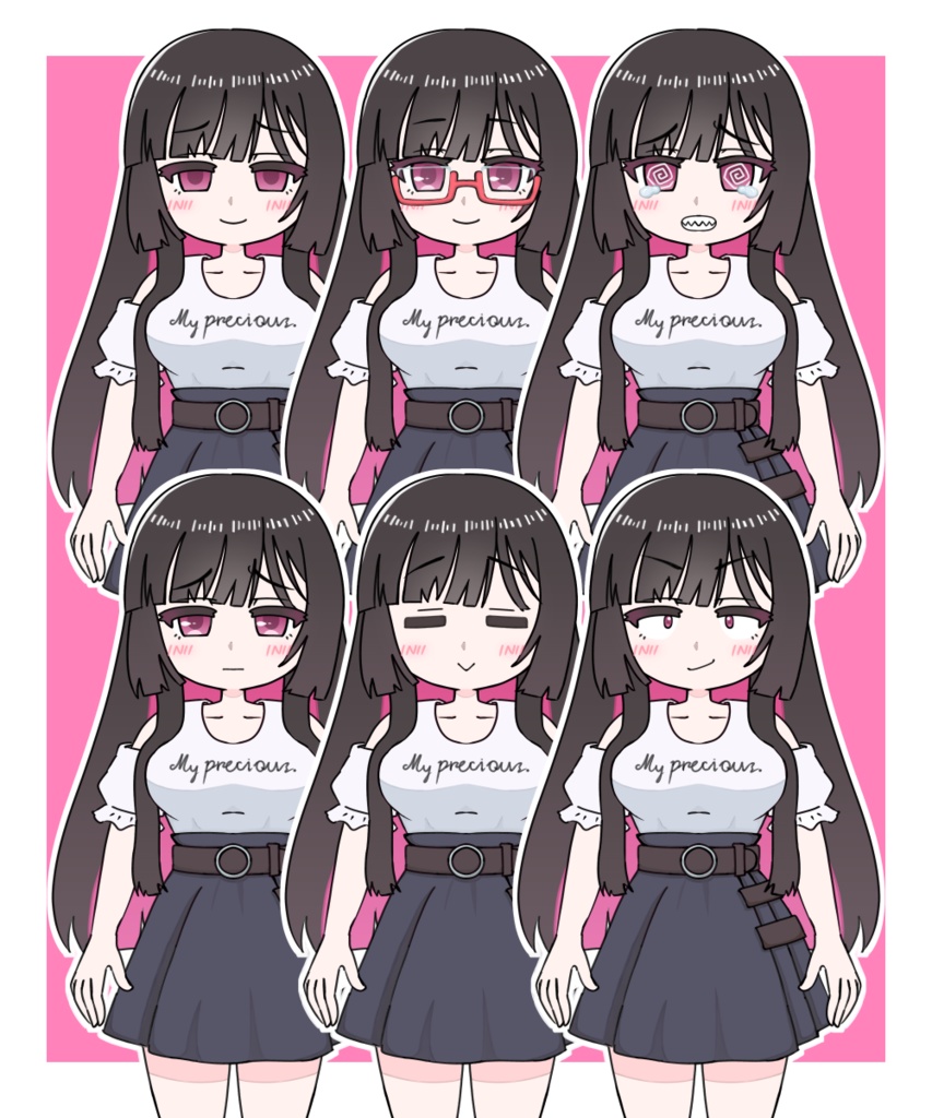 【二次創作】ミセバヤ立ち絵素材