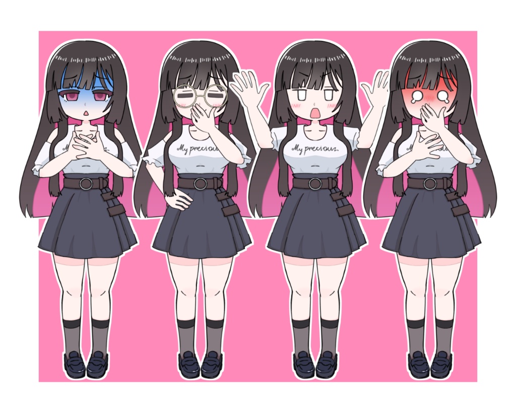 【二次創作】ミセバヤ立ち絵素材