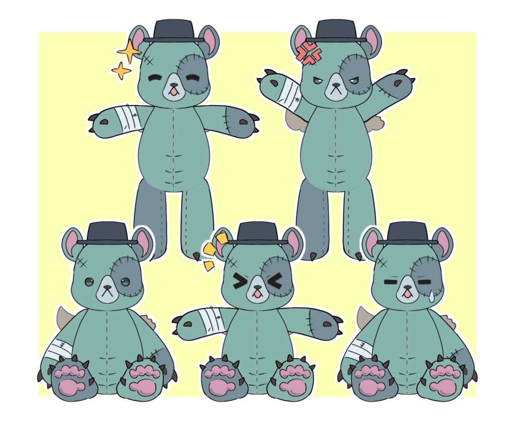 【二次創作】ラークパッチ立ち絵素材
