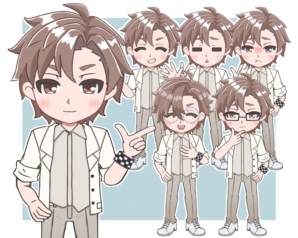 【二次創作】タカハシアマトミニ立ち絵