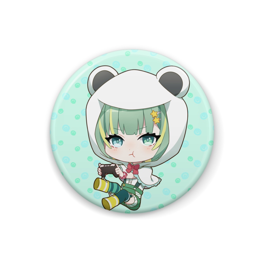 雨翠けろひ。缶バッジvol.1《ぷん顔Ver. サイズ全2種》